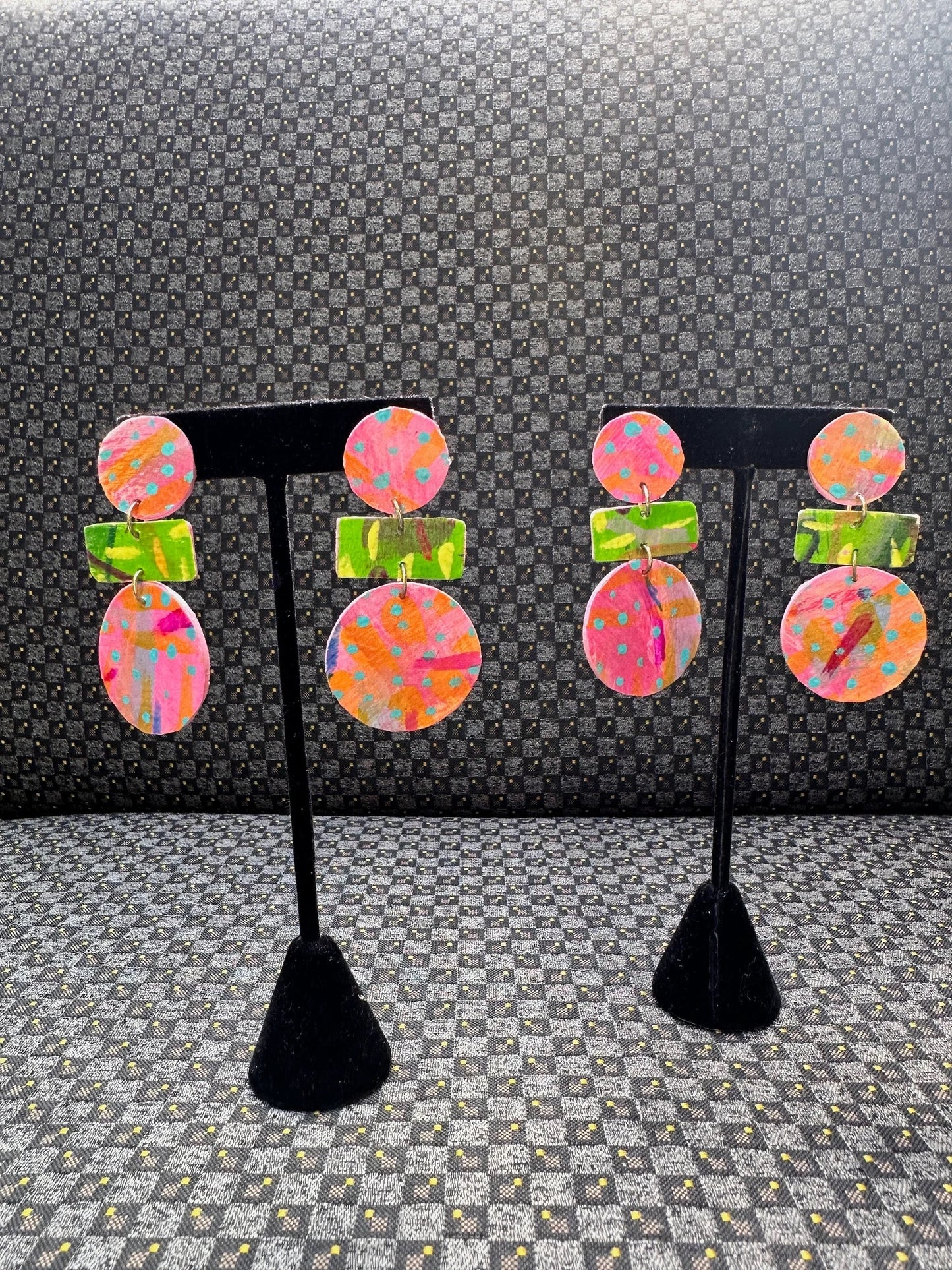 Pastel Polka Dot Earrings