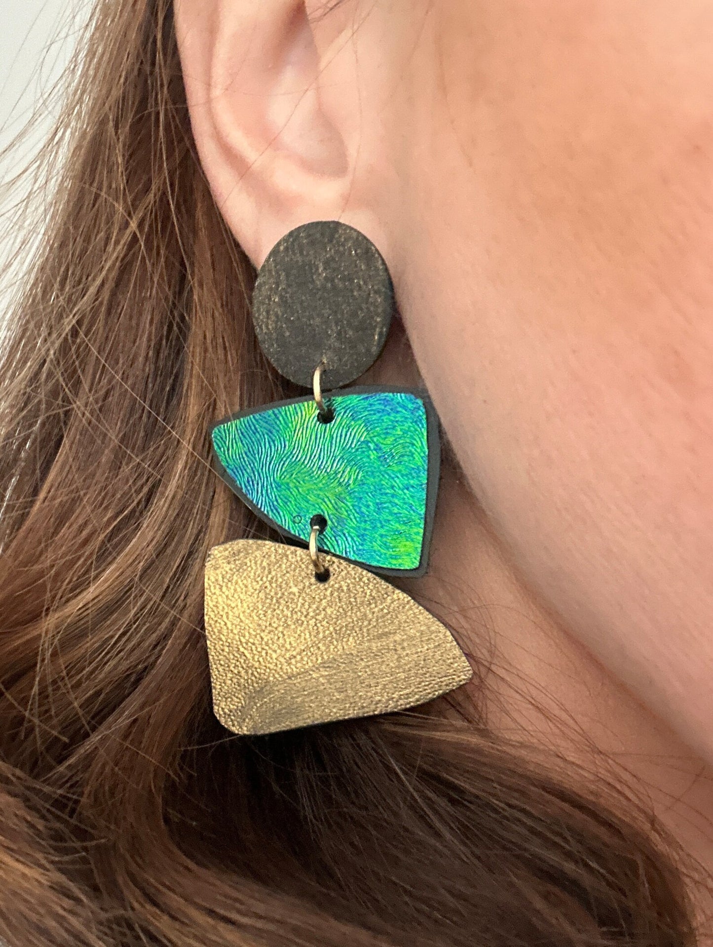 Boho Leather Earrings