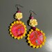 Vibrant Colorful Handmade Statement Earrings